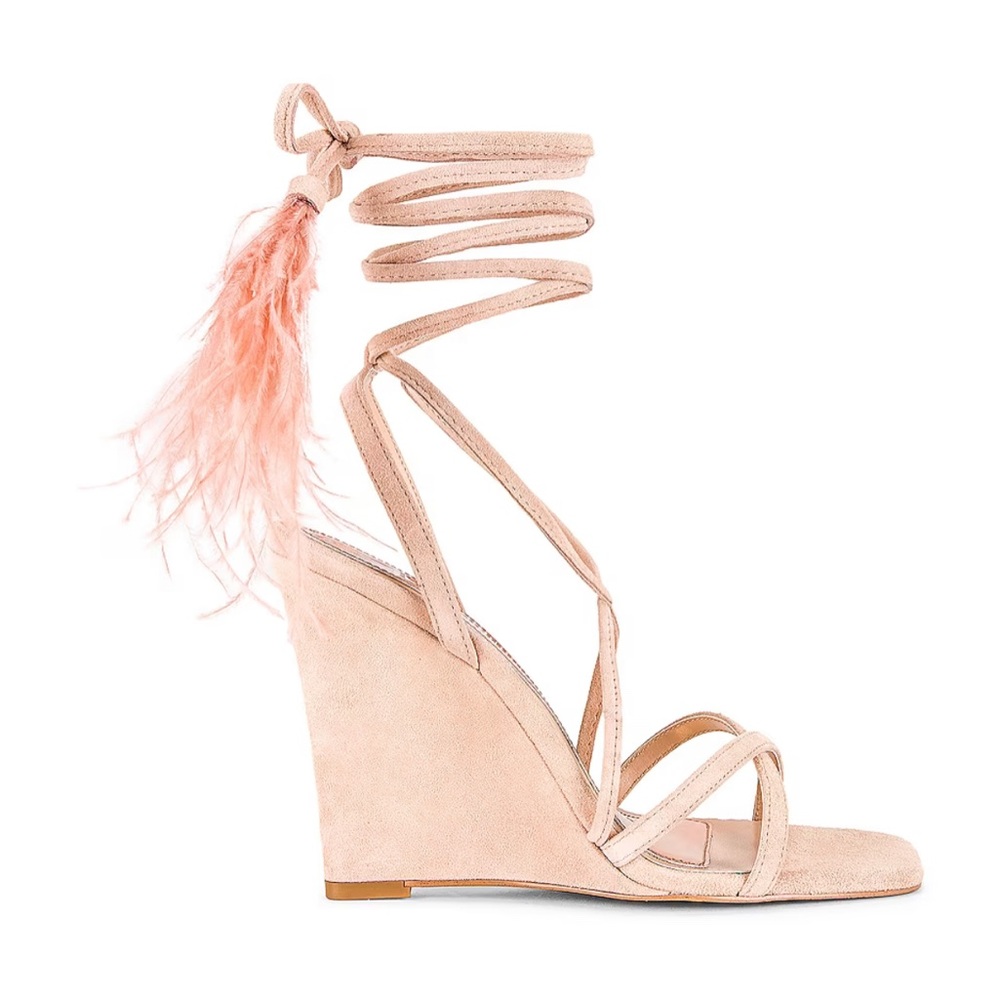 JLo x REVOLVE Apollo Sandal in Crema 8 - Picture 7 of 10